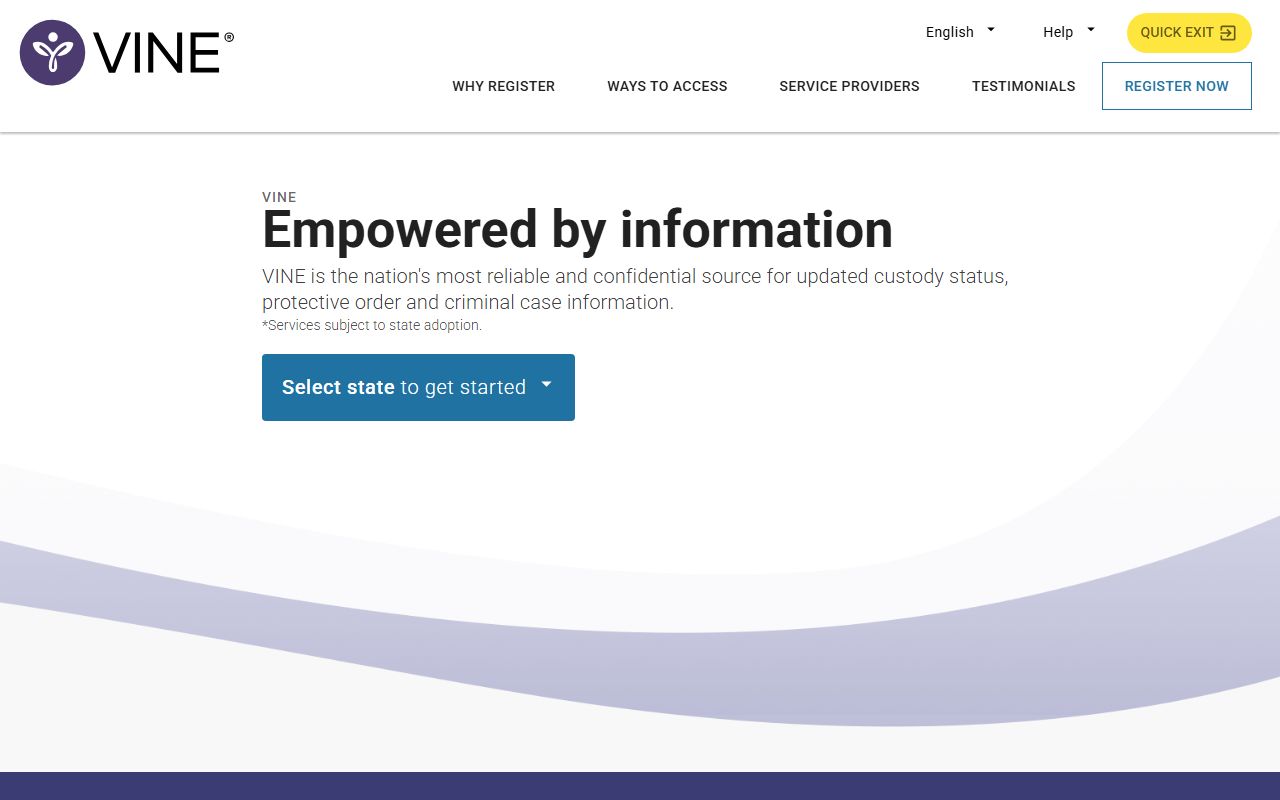 Johnson County arrest records VINELink custody notification resource