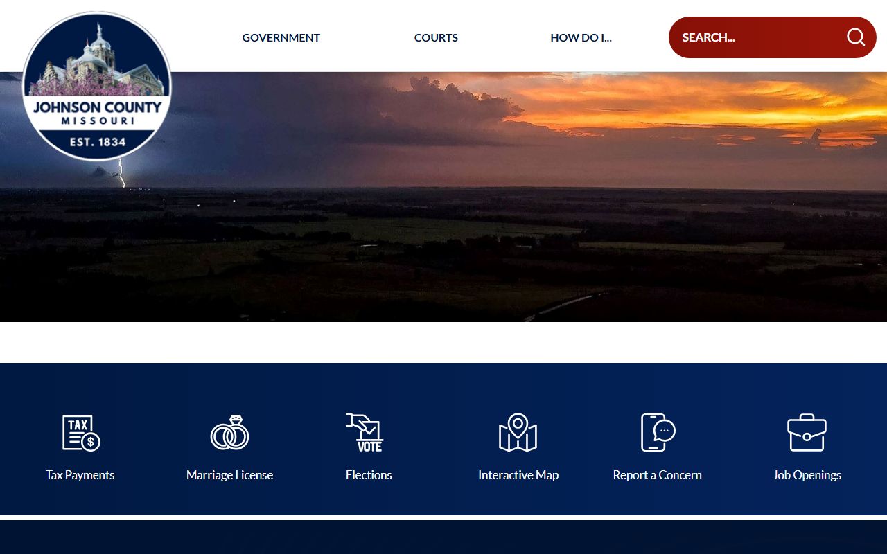 Johnson County court records official county website